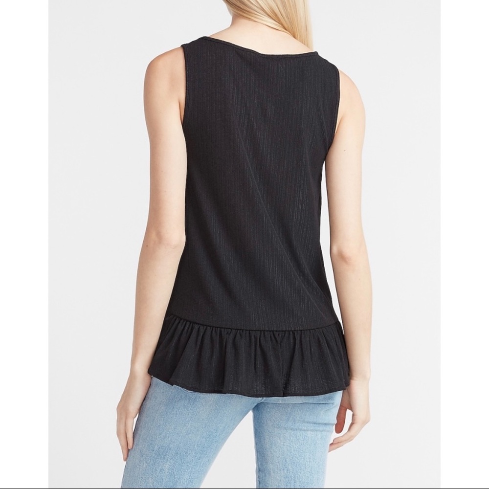 EXPRESS Relaxed Peplum Tank - Picture 2 of 12